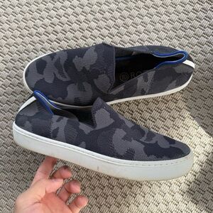 Rothy's the original slip on sneaker women's 8.5 camo comfort shoe sneaker